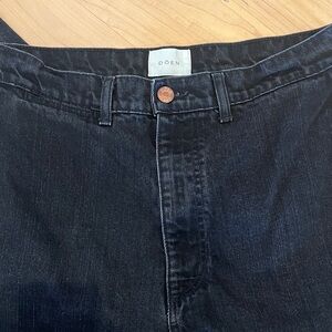 Doen Black straight leg jeans